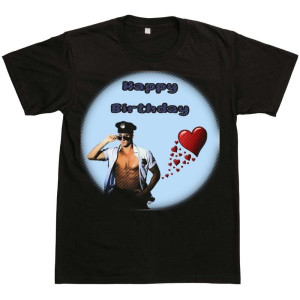 Tshirt prezent urodzinowy - happy birthday XXL Biały