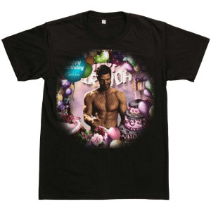 Tshirt prezent urodzinowy - happy birthday balony XXL Biały