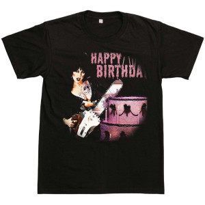 Tshirt prezent urodzinowy - happy birthday gotka XXL Biały