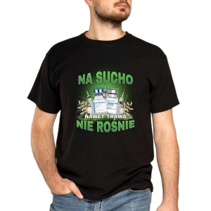 Bekowa koszulka cringe - na sucho nie rośnie XXL Czarny