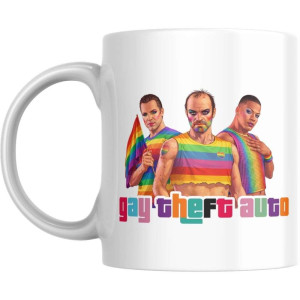 Kubek bekowy memowy - gay theft auto gta