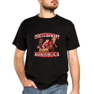 Bekowa koszulka cringe - certyfikowany koniobijca XXL Czarny