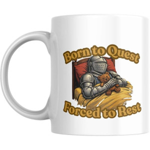 Kubek bekowy memowy - born to quest