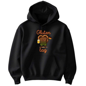 Bekowa bluza memy - gluten tag XXL Czarny