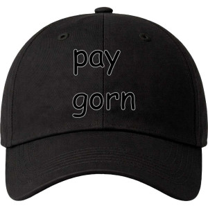 Bekowa czapka śmieszna na prezent - pay gorn Czarny