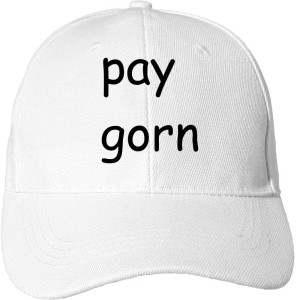 Bekowa czapka śmieszna na prezent - pay gorn Biały