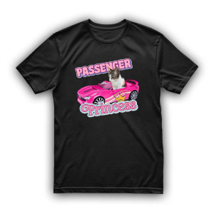 Koszulka Kiciuś - Passenger princess memy XXL Czarny