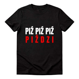 Bekowa koszulka - Piździ L Czarny