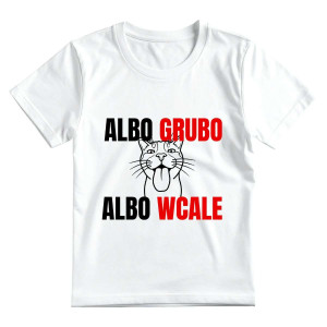 Bekowa koszulka - Albo grubo, albo wcale XXL Biały