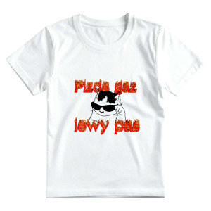 Bekowa koszulka - Pi*da gaz lewy pas XXL Biały