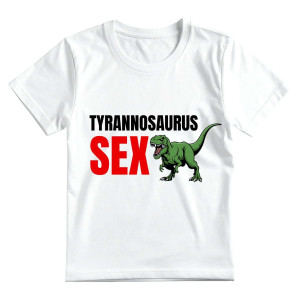 Bekowa koszulka - Tyrannosaurus S*x S Biały