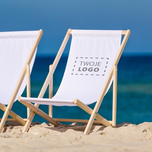 Leżak plażowy z nadrukiem logo - Komfort