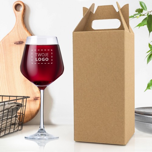 Kieliszek do wina XXL (860 ml) z grawerem logo - Sommelier