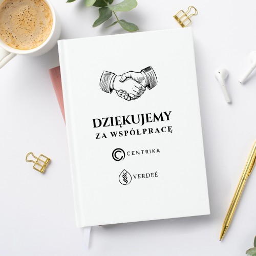 Planer kalendarz z nadrukiem na podziękowanie - Terminarz uznania