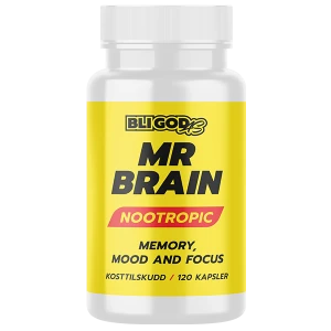 Bli God AS Mr Brain – Urtekompleks – 120 Vegkapsler