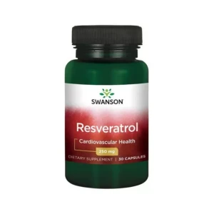 SWANSON Resveratrol 250 Mg – 30 Kapsler