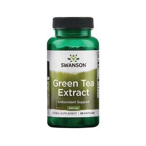 SWANSON Grønn Te Ekstrakt 500 Mg 60 % Polyfenoler – 60 Kapsler