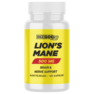 Bli God AS Lion'S Mane 500 Mg – 120 Vegkapsler