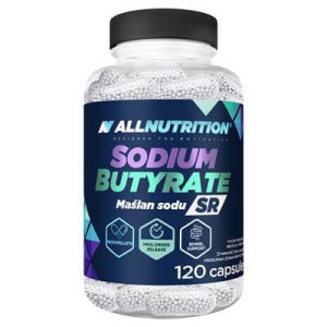 ALLNUTRITION Sodium Butyrate Sr 300 Mg – Trinnvis Frigjøring – 120 Vegkapsler