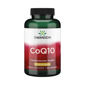 SWANSON Koenzym Q10 (Ubikinon) 30 Mg – 240 Vegkapsler