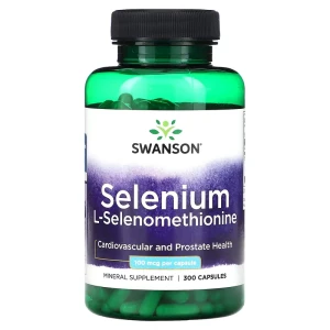 SWANSON Selen L-Selenometionin 100 Mcg – 300 Kapsler