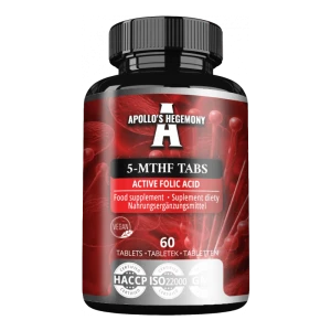 Apollo's Hegemony 5-Mthf Metylfolat 800 Μg Aktiv Folat – 60 Tabletter
