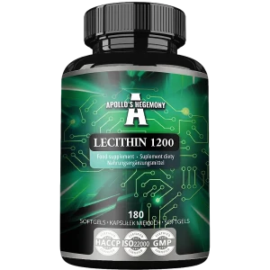 Apollo's Hegemony Soja-Lecithin 1200 Mg Med Vitamin E – 180 Softgels