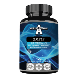 Apollo's Hegemony Zma - Magnesium + Sink + P-5-P (B6) – Chelatert - 120 Kapsler - 1 Kapsel Daglig