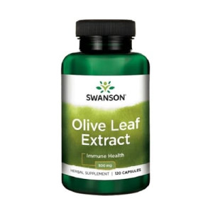 SWANSON Olivenblad-Ekstrakt 500 Mg Standardisert – 120 Vegansk Kapsler