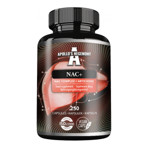 Apollo's Hegemony Nac 500 Mg Med Artisjokk 500 Mg – 250 Vegkapsler