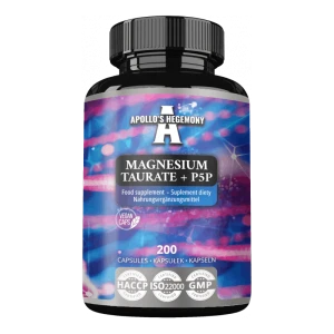 Apollo's Hegemony Magnesiumtaurat Med P5p – 200 Vegkapsler