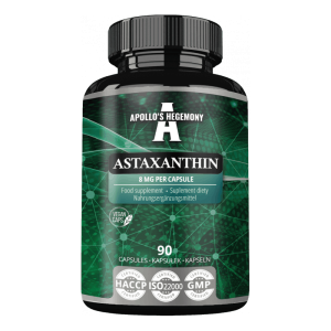 Apollo's Hegemony Astaxanthin 8 Mg Naturlig Mikroalge Vegansk – 90 Kapsler