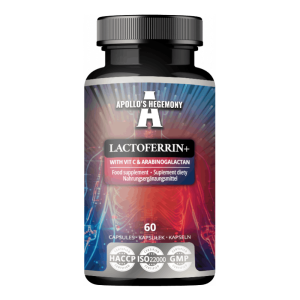 Apollo's Hegemony Laktoferrin Kapsler + Arabinogalaktan, 60 Stk
