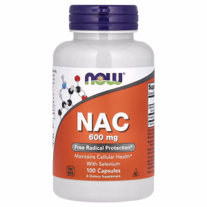NOW Nac Kapsler 600 Mg + Selen, 100 Stk