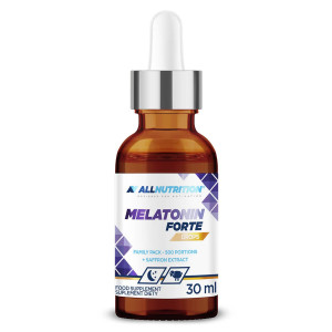 ALLNUTRITION Melatonin Flytende Dråper 500 Porsjoner – 30 Ml