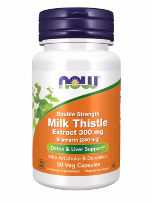 NOW Marietistel Kapsler 300 Mg Med Løvetann – 50 Stk