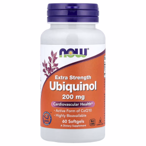 NOW Ubiquinol 200 Mg Aktiv Coq10 – 60 Softgels