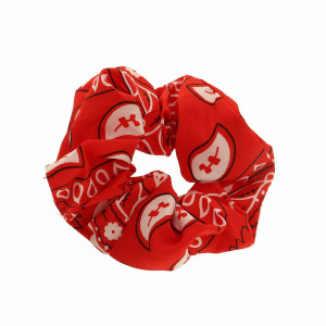 GUMKA SCRUNCHIE KOLOR CZERWONY BANDAMKA