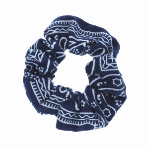 GUMKA DO WŁOSÓW SCRUNCHIE KOLOR GRANATOWY BANDAMKA