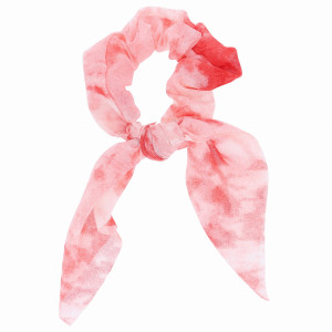 GUMKA DO WŁOSÓW SCRUNCHIE KOKARDKA KOLOR POMARAŃCZOWY CIENIOWANY