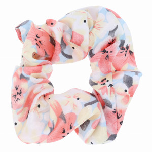 GUMKA DO WŁOSÓW SCRUNCHIE KWIATY MIX KOLORÓW