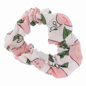 GUMKA DO WŁOSÓW SCRUNCHIE OWOCE KOLOR RÓŻOWY JASNY