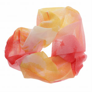 GUMKA DO WŁOSÓW SCRUNCHIE KOLOR CZERWONY ŻÓŁTY