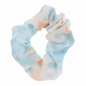 GUMKA DO WŁOSÓW SCRUNCHIE CIENIOWANA KOLOR MIĘTOWY POMARAŃCZOWY