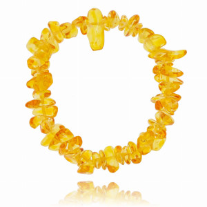 BRANSOLETKA KAMIENIE NATURALNE CYTRYN UNIWERSALNA
