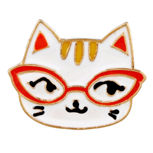 PRZYPINKA PIN NASZYWKA BROSZKA KOT