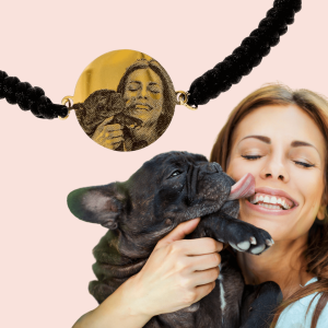 BRANSOLETKA GRAWER ZE ZDJĘCIA PORTRET POZŁACANA STAL CHIRURGICZNA POMYSŁ NA PREZENT