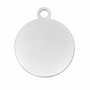 CHARMS UNIWERSALNY SREBRNE KOŁO DO BRANSOLETEK I NASZYJNIKÓW ŚREDNICA 1,8 CM