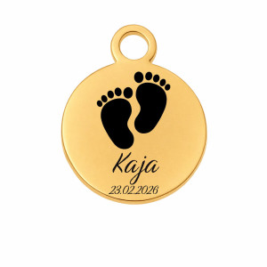 CHARMS UNIWERSALNY ZŁOTE KÓŁKO DO BRANSOLETEK I NASZYJNIKÓW ŚREDNICA 1,5 CM