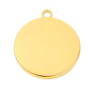 CHARMS UNIWERSALNY ZŁOTE KÓŁKO DO BRANSOLETEK I NASZYJNIKÓW ŚREDNICA 1,8 CM